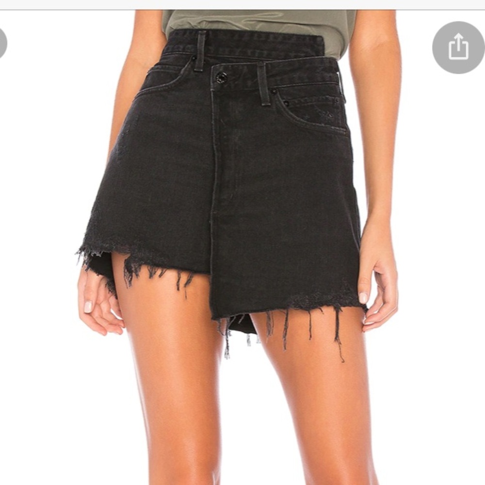Agolde criss cross skirt in pivot
